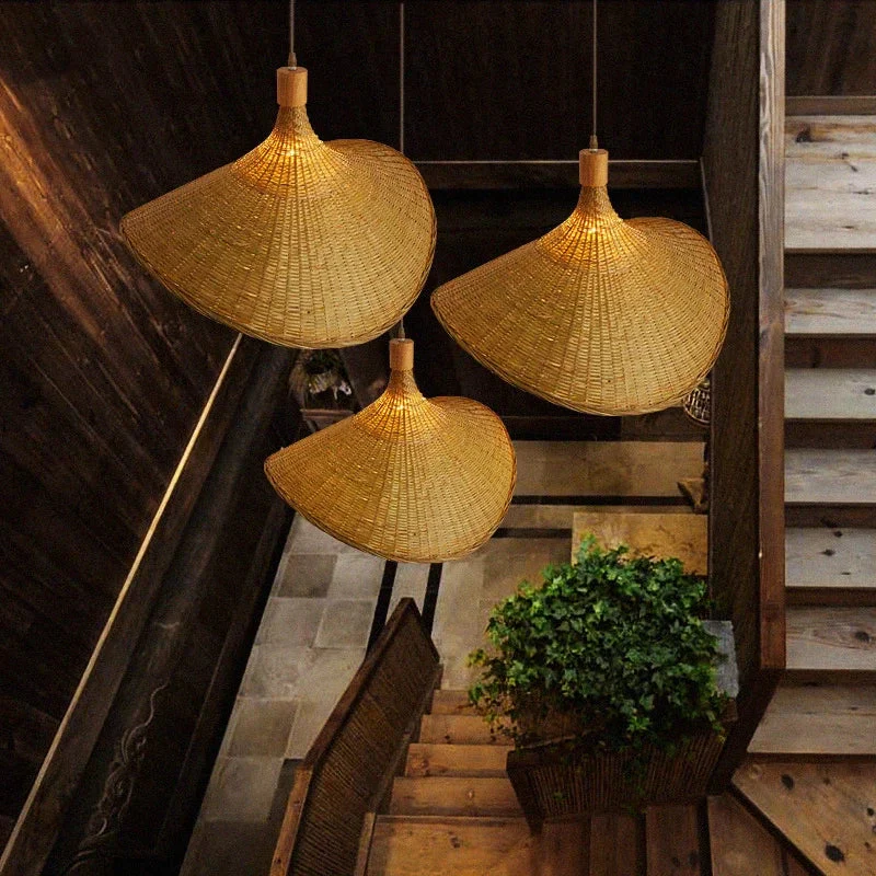 Hanglamp Eettafel Boho Stijl Rotan Woonkamer Slaapkamer Verlichting - Image 4