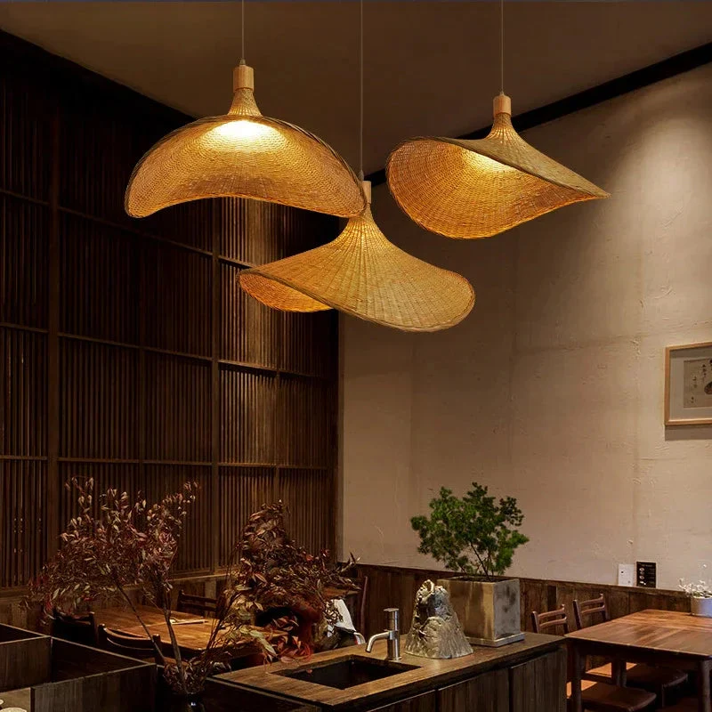 Hanglamp Eettafel Boho Stijl Rotan Woonkamer Slaapkamer Verlichting - Image 5