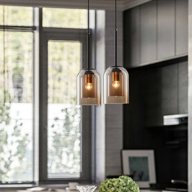Hanglamp voor Binnen met Dubbel Glas Stijlvol Ontwerp - Image 4