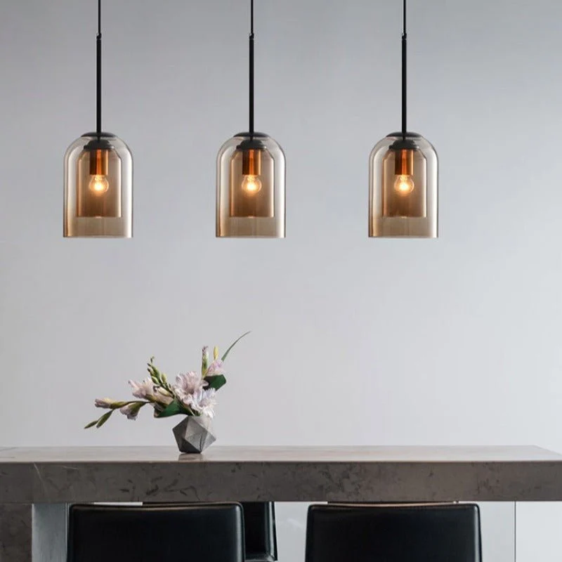 Hanglamp voor Binnen met Dubbel Glas Stijlvol Ontwerp - Image 6