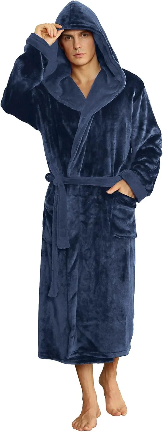 Heren Badjas Luxe met Capuchon voor Ochtend en Avond - Image 10