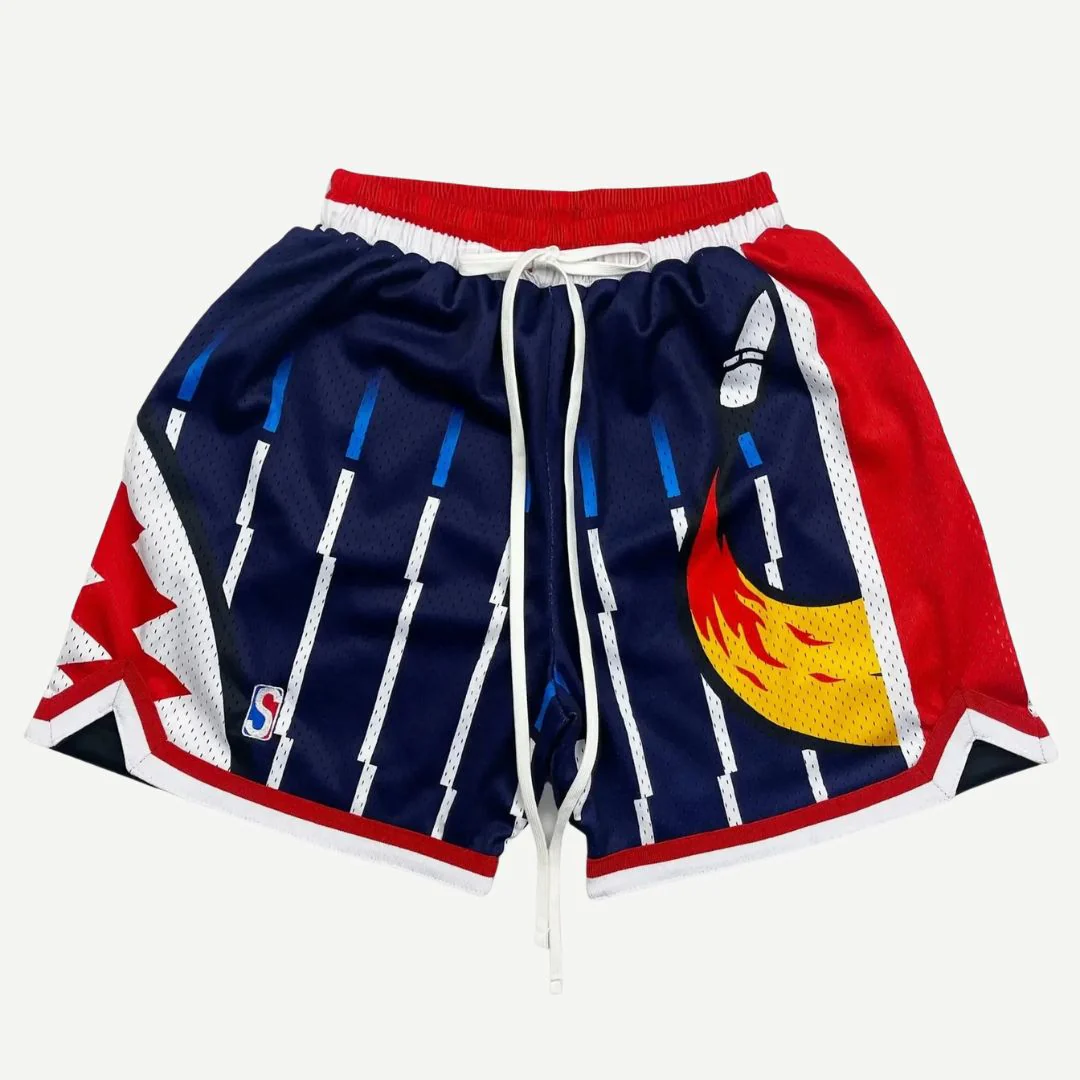 Heren Basketbal Shorts Retro Stijl Ademend Materiaal - Image 5