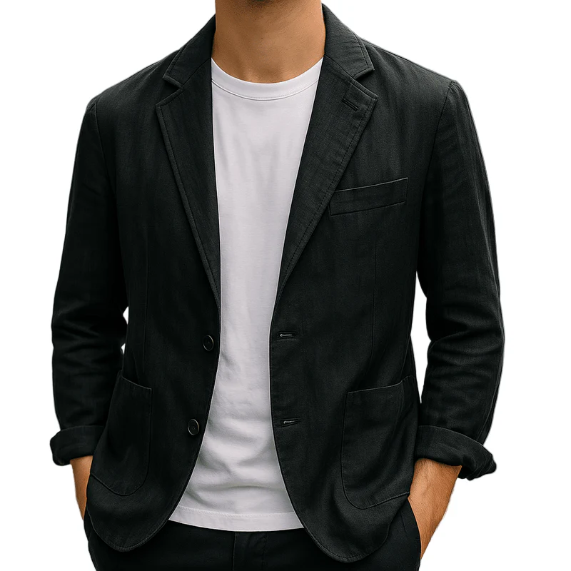 Heren Blazer Slim Fit Lichte Stijl