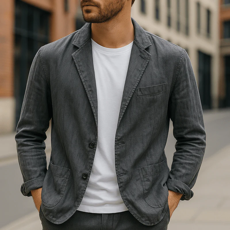 Heren Blazer Slim Fit Lichte Stijl - Image 4