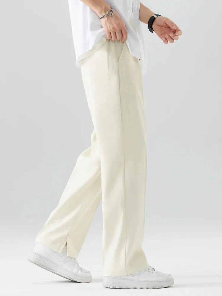 Heren Broek Recht Model Relaxed Fit Ademend Materiaal - Image 3