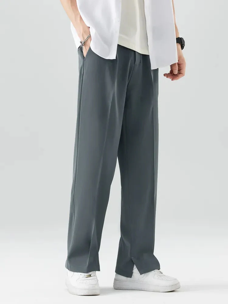 Heren Broek Recht Model Relaxed Fit Ademend Materiaal - Image 4