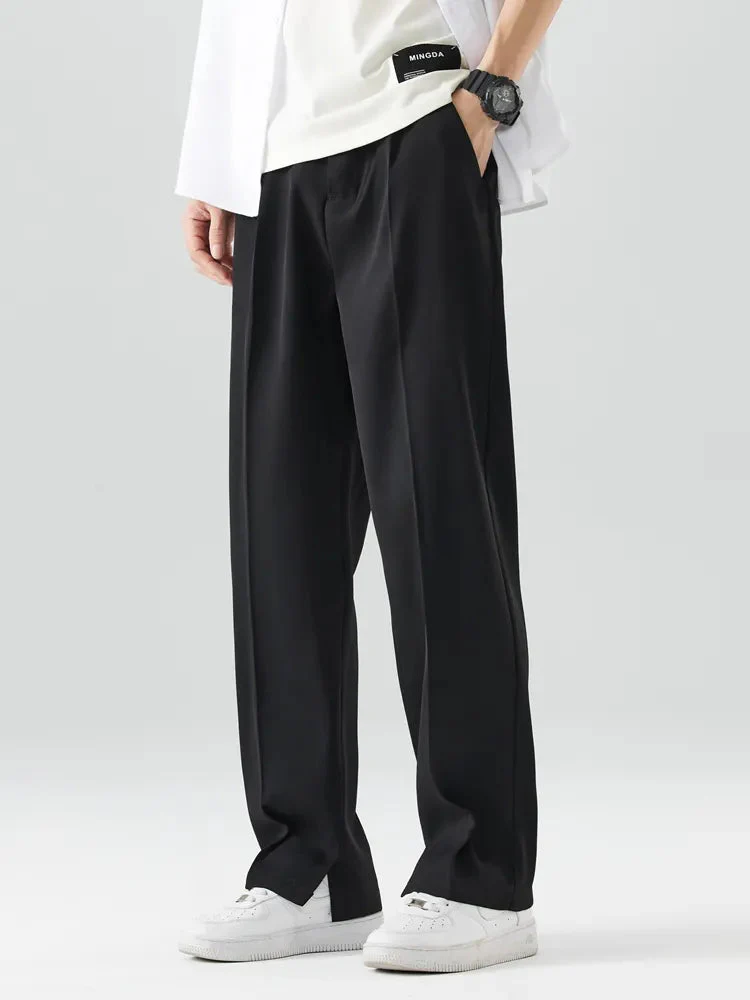 Heren Broek Recht Model Relaxed Fit Ademend Materiaal - Image 6
