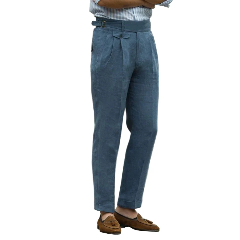 Heren Broeken Slim Fit Hoge Taille