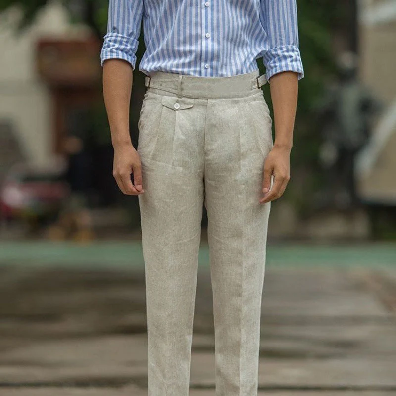 Heren Broeken Slim Fit Hoge Taille - Image 4