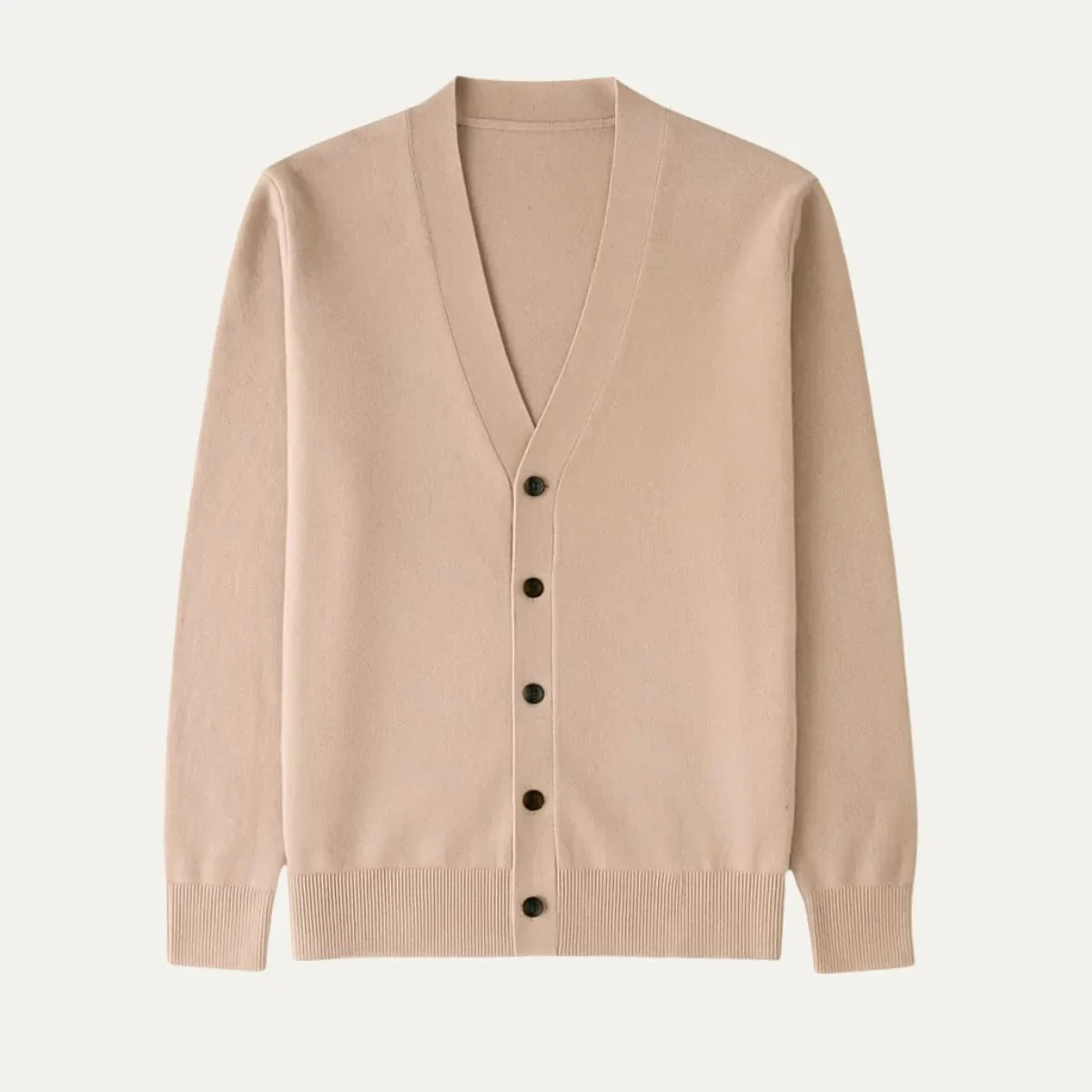 Heren Cardigan van Kasjmier met Knopen - Image 3
