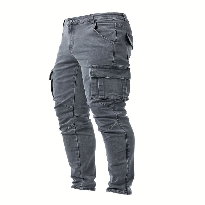 Heren Cargo Broek Aansluitende Pasvorm Met Praktische Zakken - Image 7