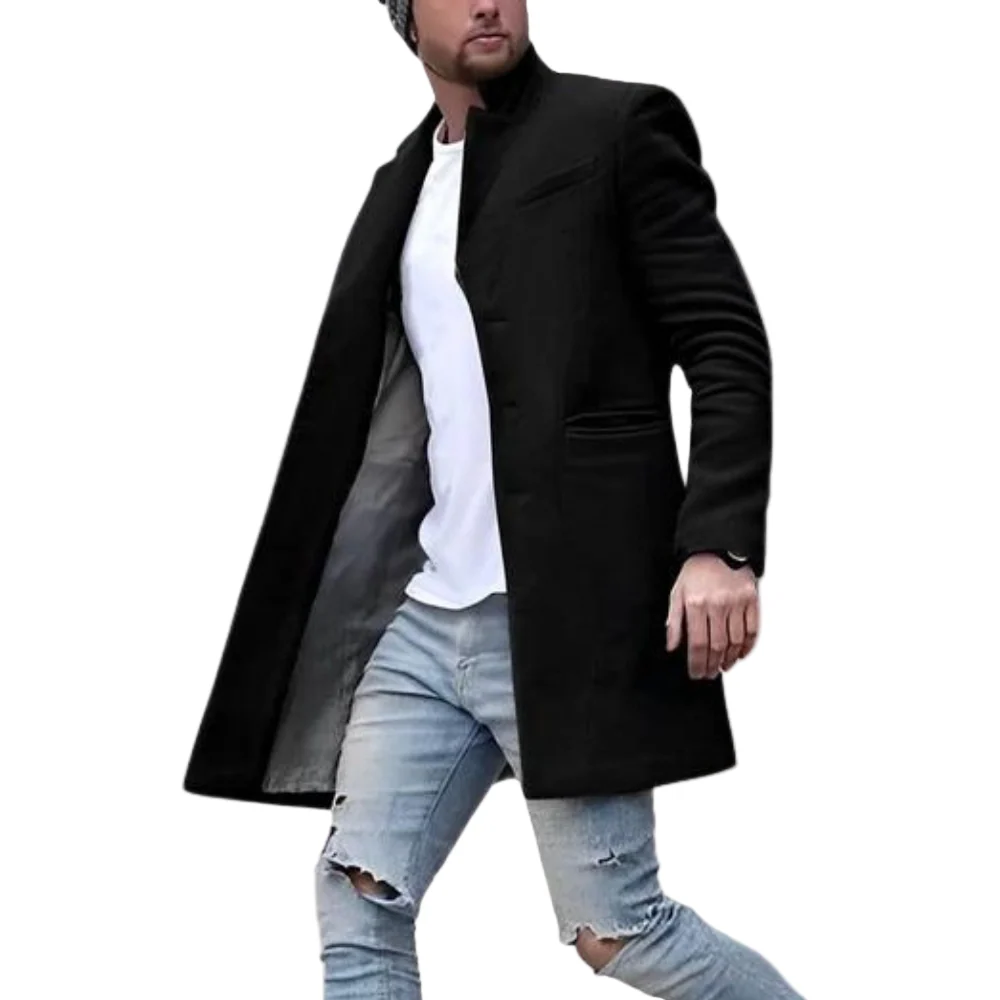 Heren Casual Jas Met Uniek Ontwerp