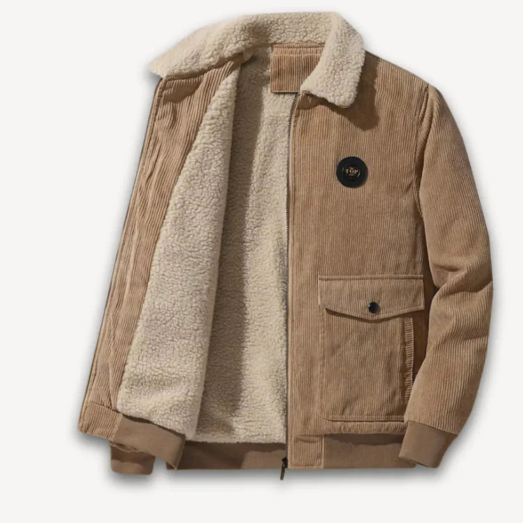 Heren Corduroy Jack met Sherpa Voering - Image 3