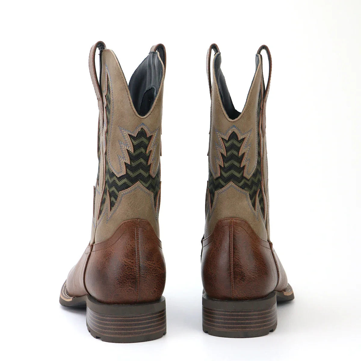 Heren Cowboylaarzen Vintage Geborduurd Leren - Image 2