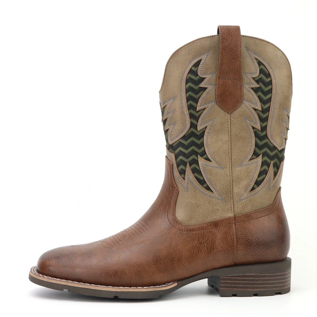 Heren Cowboylaarzen Vintage Geborduurd Leren - Image 6