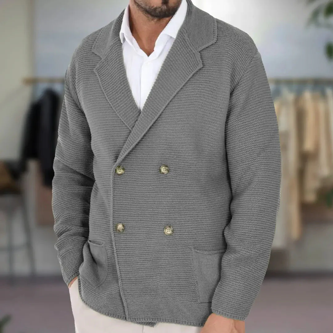 Heren Dubbelknäppt Kofa met Tijdloze Elegantie - Image 2