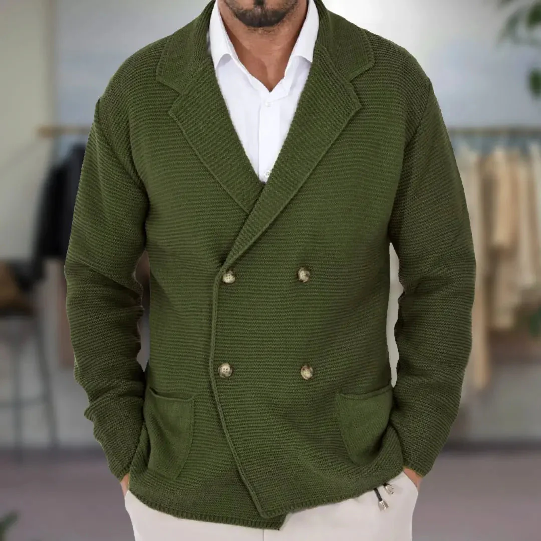 Heren Dubbelknäppt Kofa met Tijdloze Elegantie - Image 4