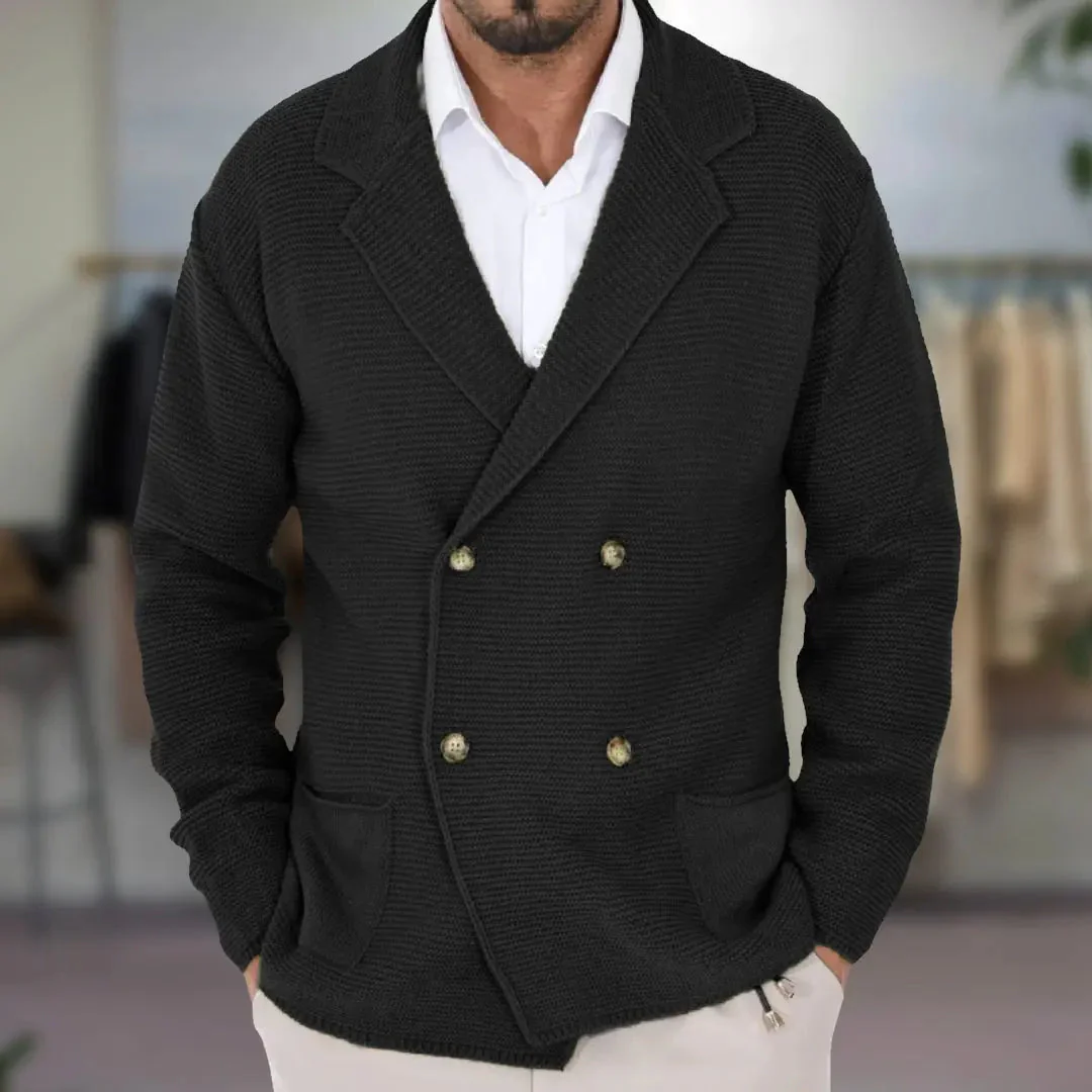 Heren Dubbelknäppt Kofa met Tijdloze Elegantie - Image 5