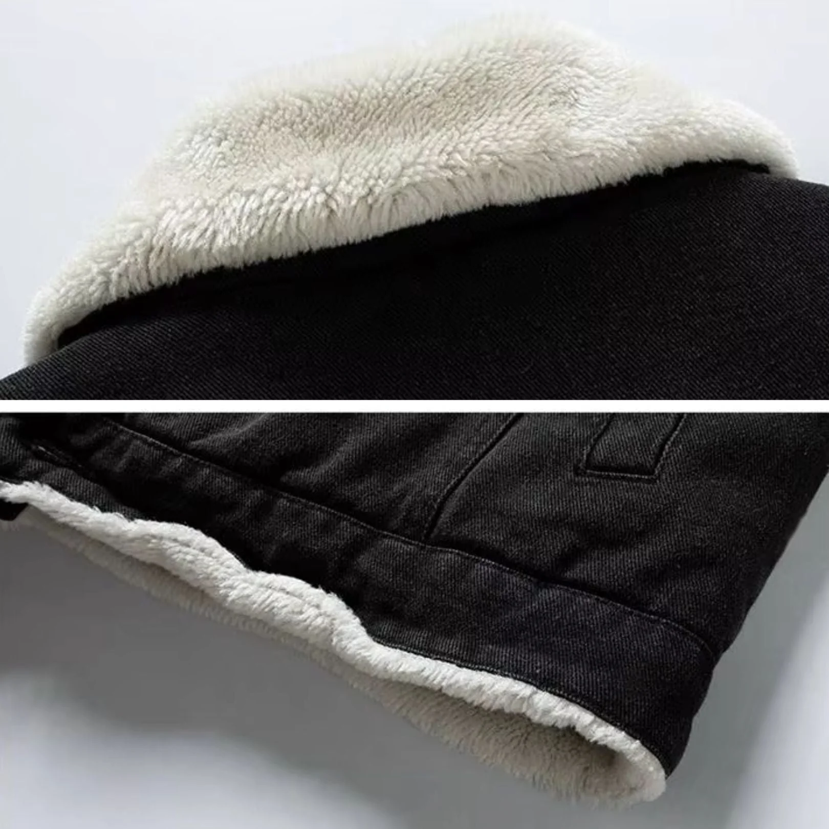 Heren Denim Jas met Fleece Stijlvoering voor Buitenactiviteiten - Image 8