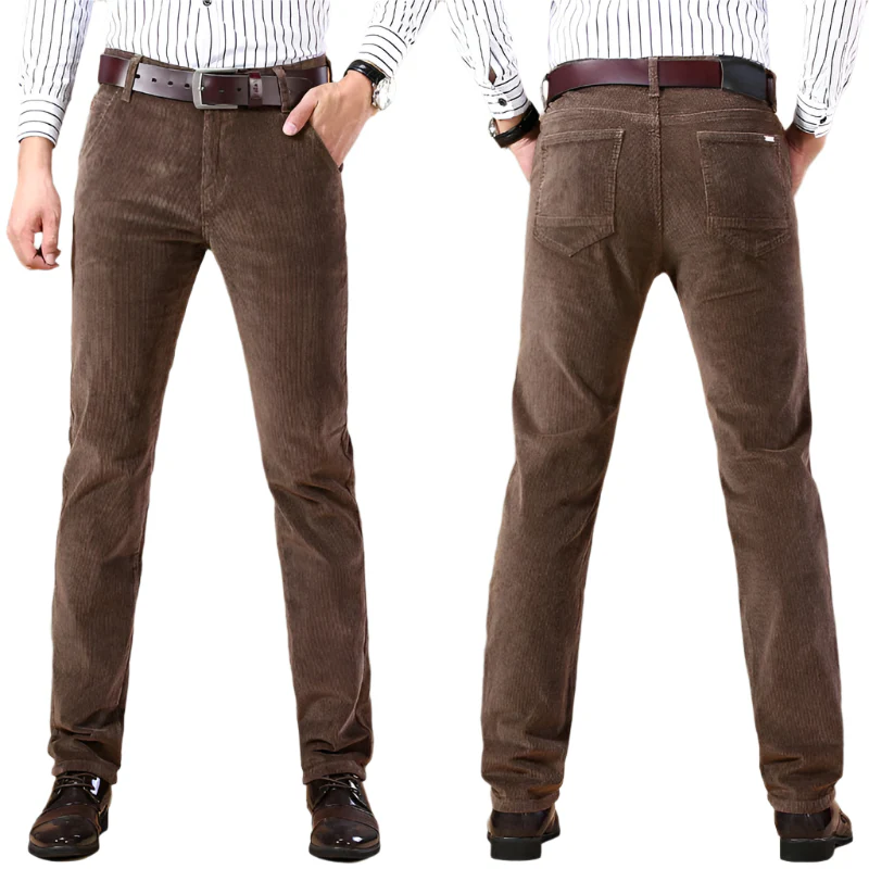 Heren Dress Pants Corduroy Op Maat