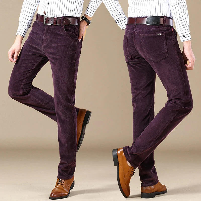 Heren Dress Pants Corduroy Op Maat - Image 5