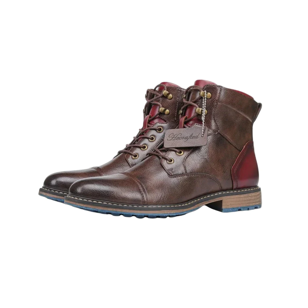 Heren Enkellaarzen Casual Stijl