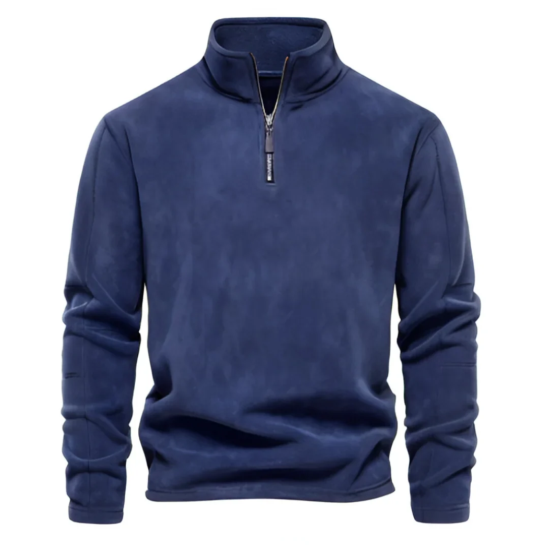 Heren Fleece Jacket Dikke Warme Pullover Met Rits - Image 9