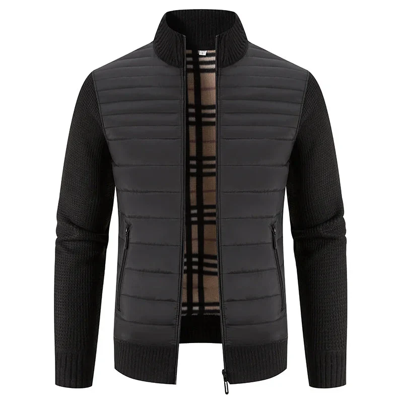 Heren Fleecejacka Kort Modern Design