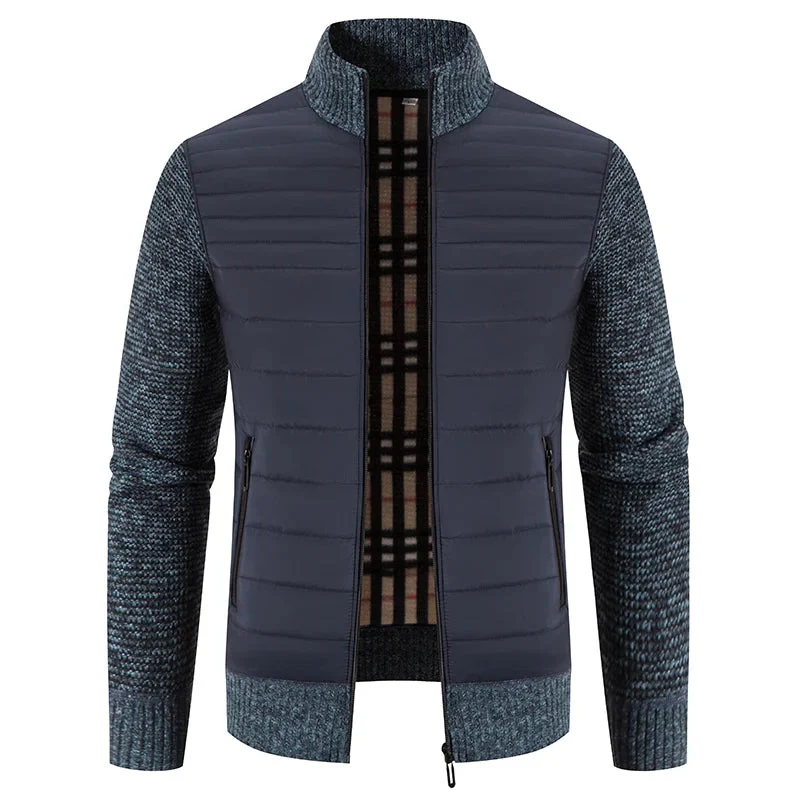 Heren Fleecejacka Kort Modern Design - Image 5