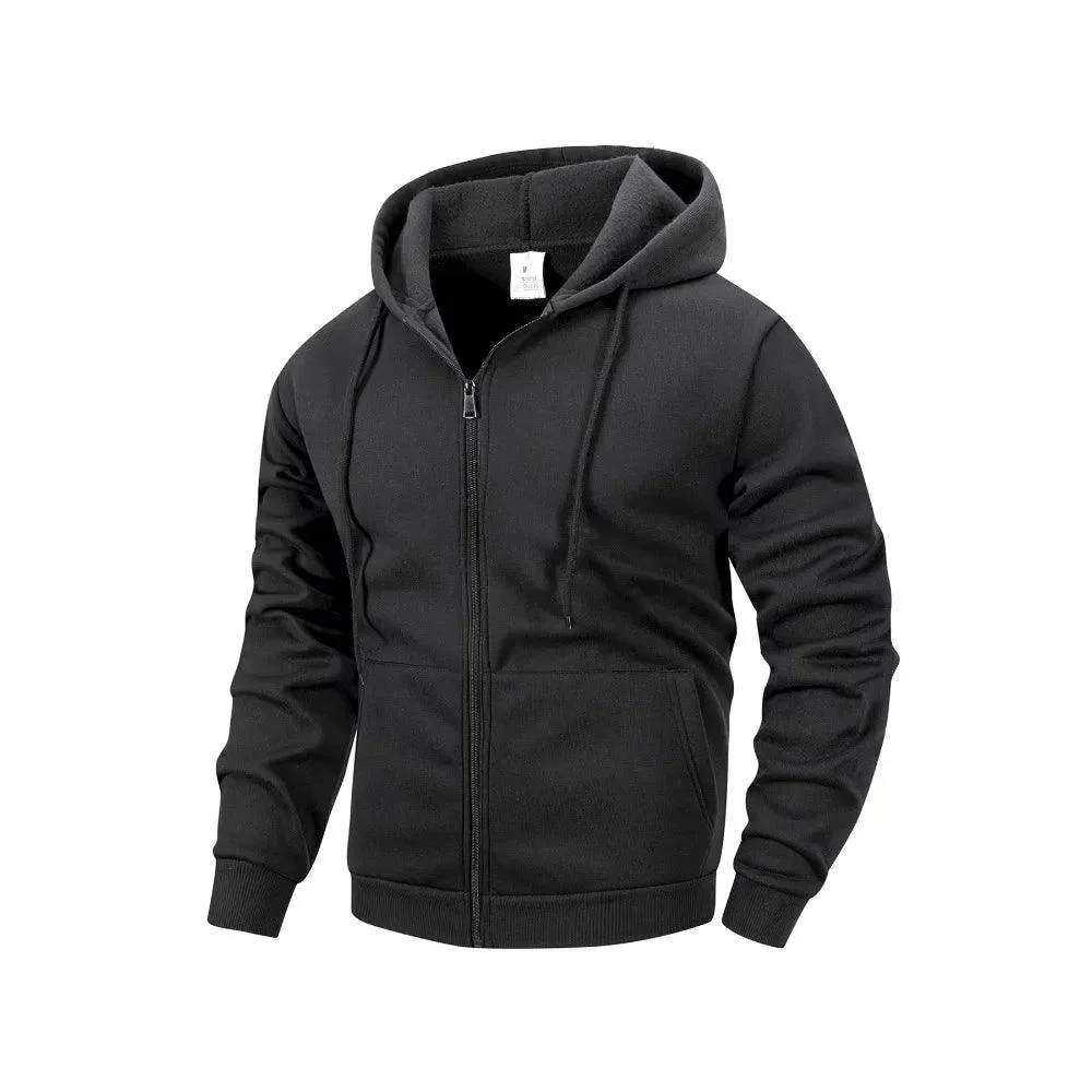 Heren Gebreid Jack Met Rits Casual Streetwear - Image 3
