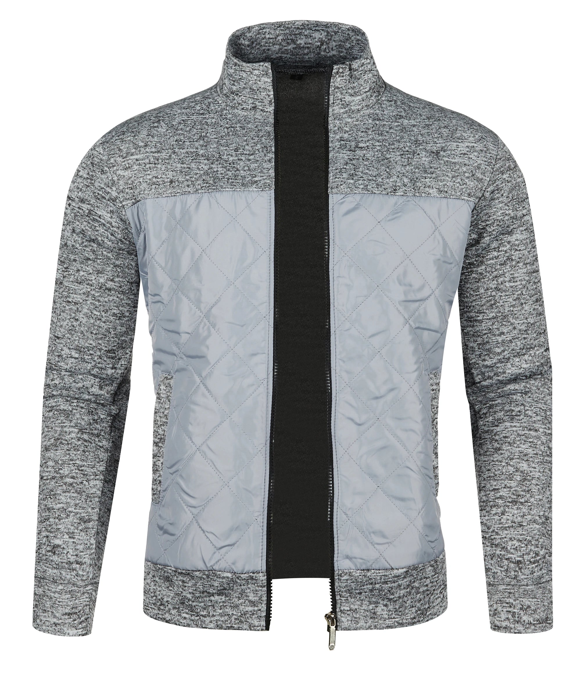 Heren Gebreide Casual Buitenjas met Opstaande Kraag - Image 9