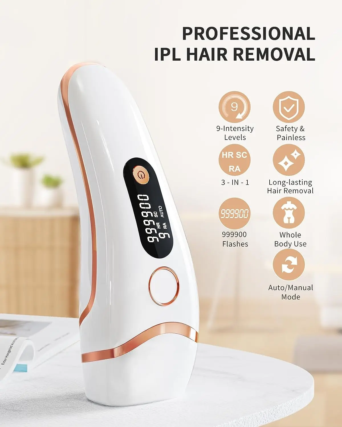 Heren Haarverwijderingsapparaat met IPL Technologie - Image 3