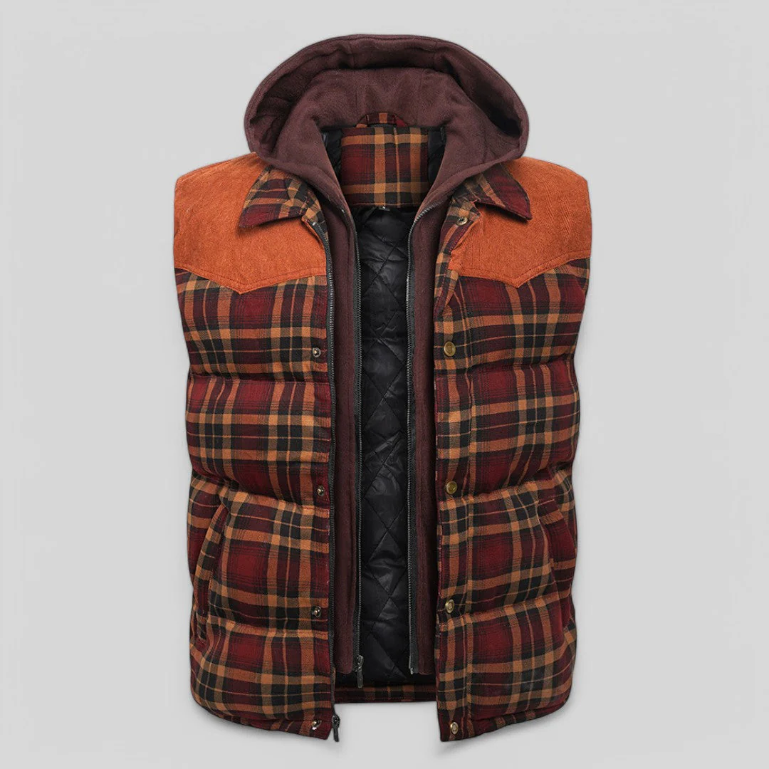 Heren Hooded Vest Voor Avonturen in Katoen en Polyester - Image 3