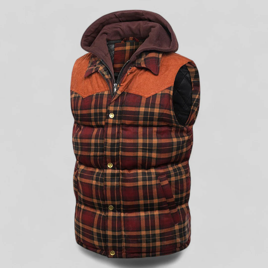 Heren Hooded Vest Voor Avonturen in Katoen en Polyester - Image 5
