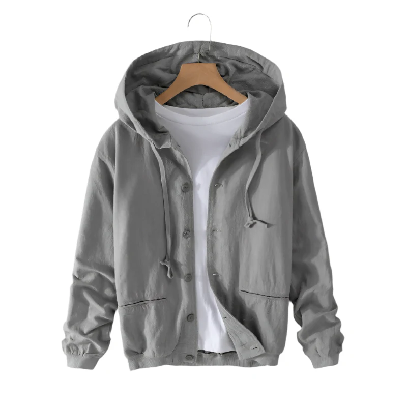 Heren Hoodie Casual Katoen en Linnen