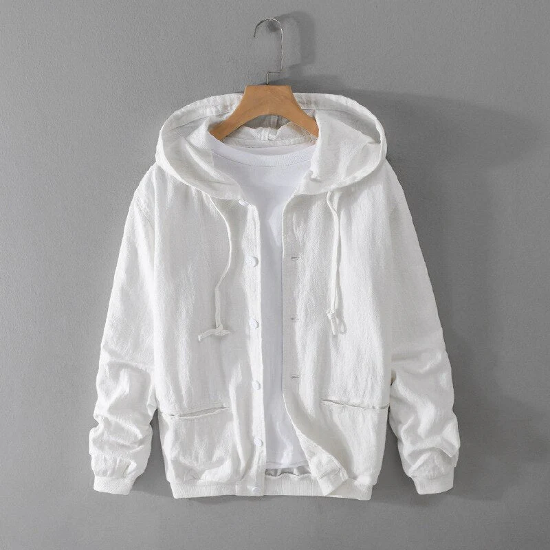 Heren Hoodie Casual Katoen en Linnen - Image 2