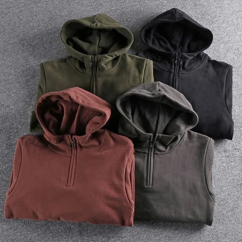 Heren Hoodie Comfortabel met Capuchon - Image 5