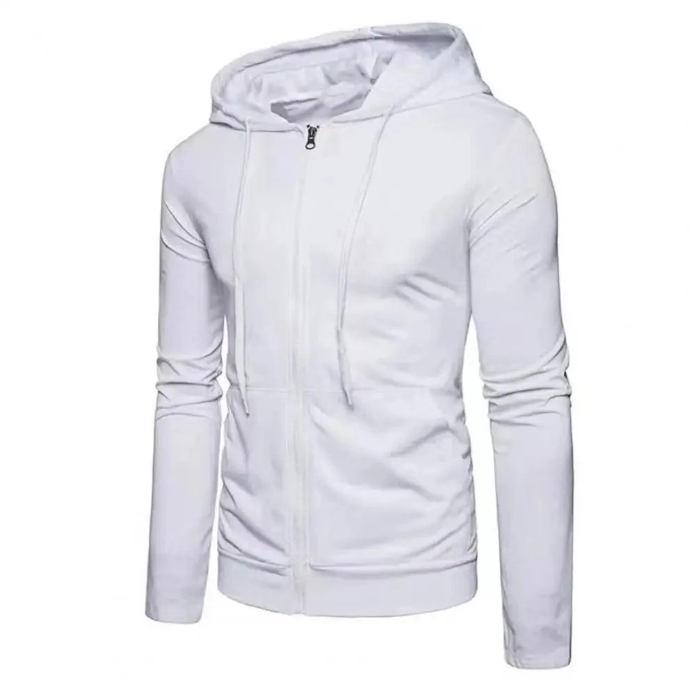 Heren Hoodie Met Capuchon en Rits Casual - Image 7