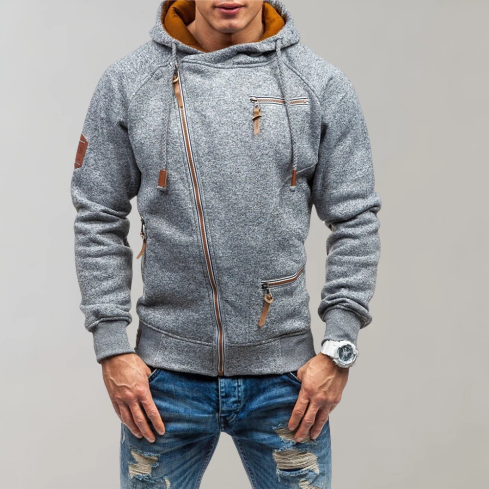 Heren Hoodie met Ritssluiting en Capuchon - Image 4