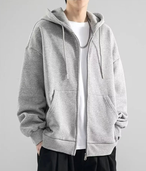 Heren Hoodie Sweatshirt Met Rits - Losse Pasvorm - Image 6