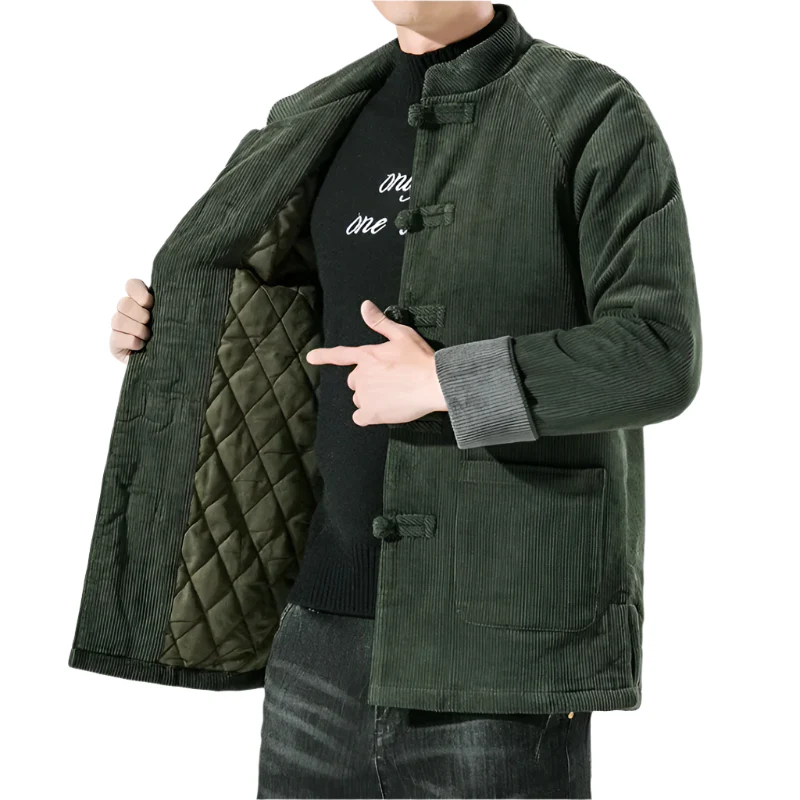 Heren Jack Gewatteerd Corduroy Katoen voor Winter