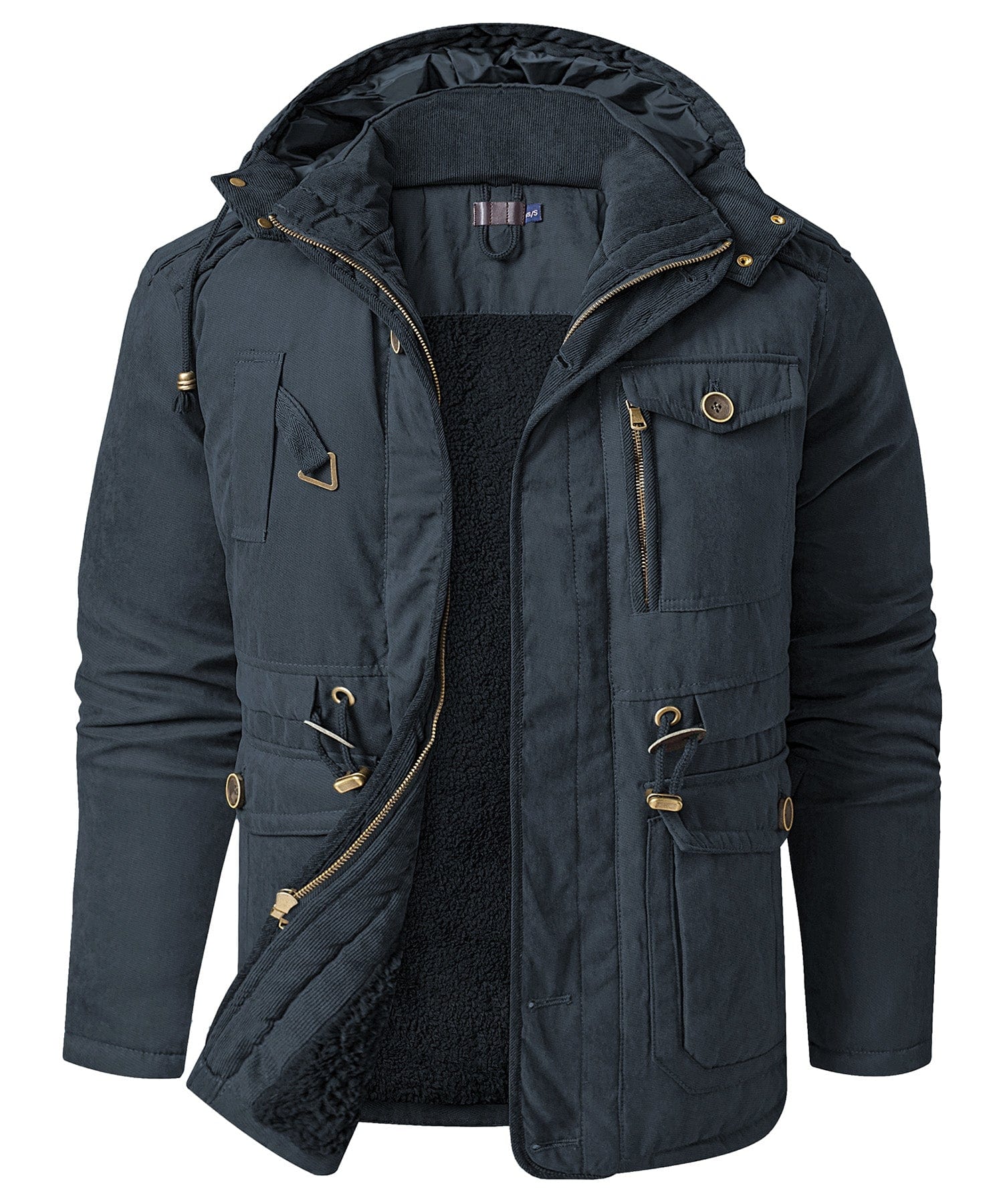 Heren Jas Winter Robuuste Buitenlaag Fleece Binnenvoering - Image 11