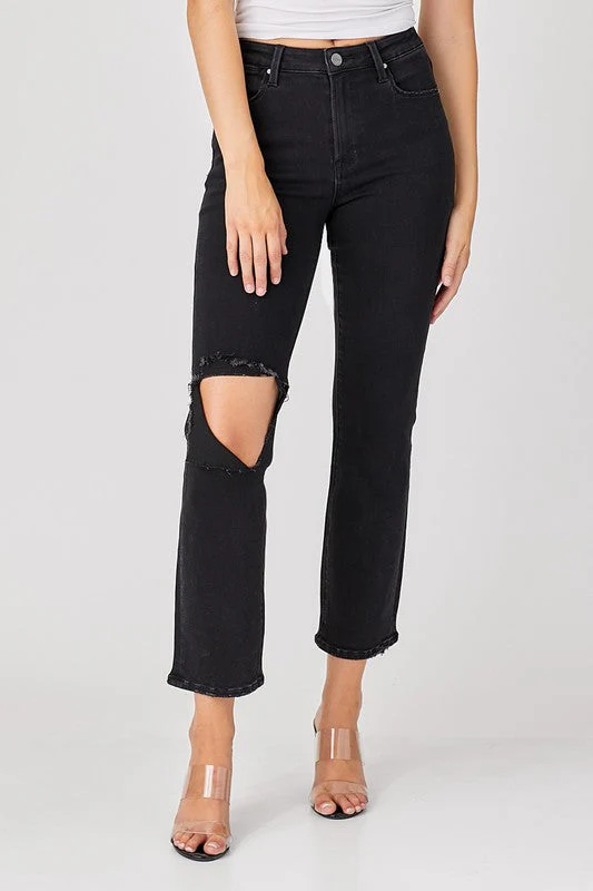 Dames Jeans Distressed Denim Comfortabele Pasvorm - Image 2