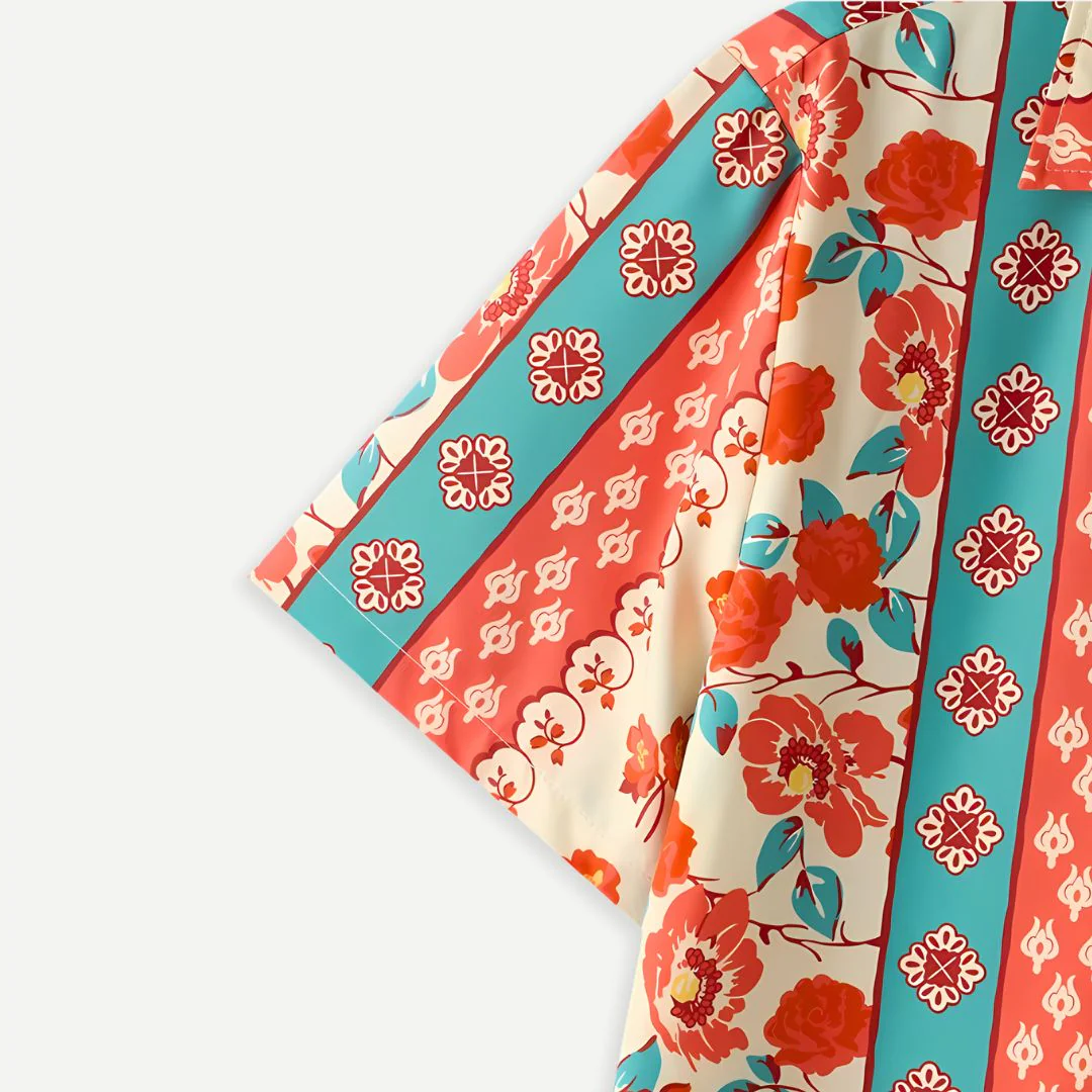 Heren Kraagshirt met Bloemenprint voor de Zomer - Image 4