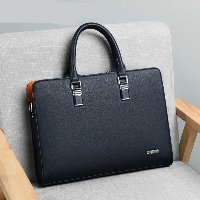 Heren Laptoptas Stijlvol met Ruim Interieur en Verstelbare Schouderband - Image 2
