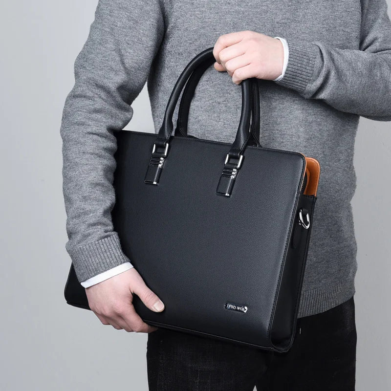 Heren Laptoptas Stijlvol met Ruim Interieur en Verstelbare Schouderband - Image 7