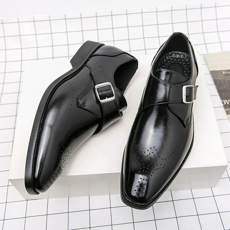 Heren Loafers Zwart Casual Schoenen voor Bruiloft en Feest - Image 2