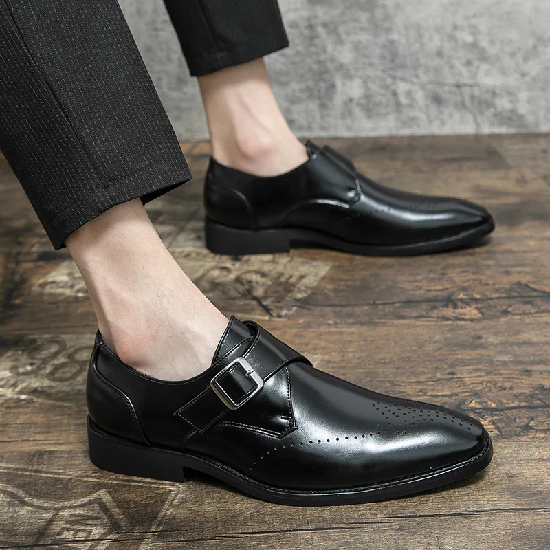 Heren Loafers Zwart Casual Schoenen voor Bruiloft en Feest - Image 4