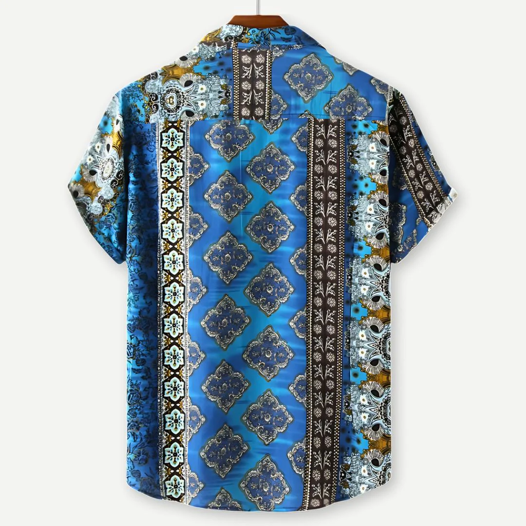 Heren Overhemd Casual Luchtig Materiaal met Vrolijke Prints - Image 2