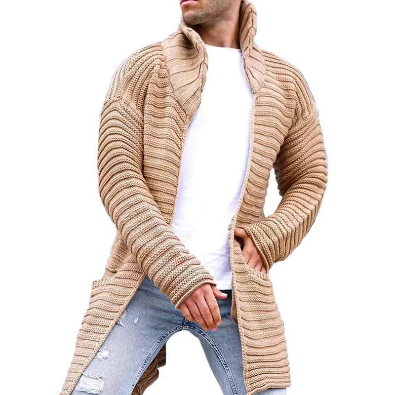 Heren Oversized Vest Met Open Voorkant Voor Casual En Smart-Casual Stijl